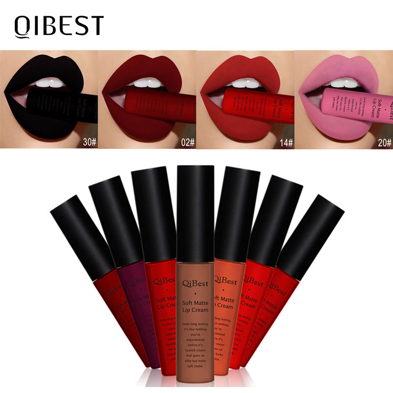 Nude Matte Lip Gloss Long-lasting Velvet Lipstick Waterproof