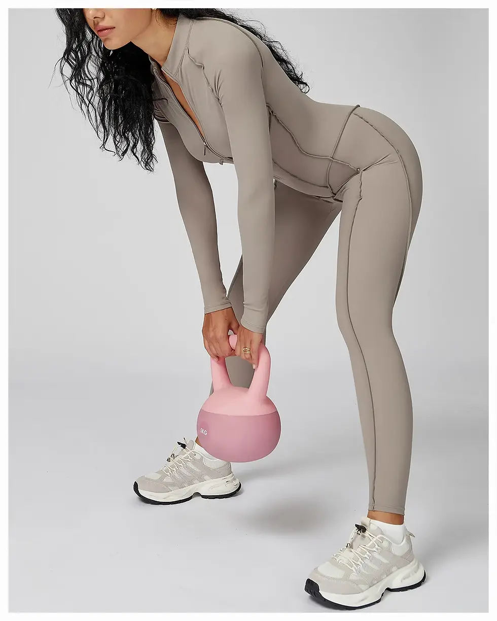 Miniature : Long Sleeved High-intensity Fitness One-piece Tights Suit