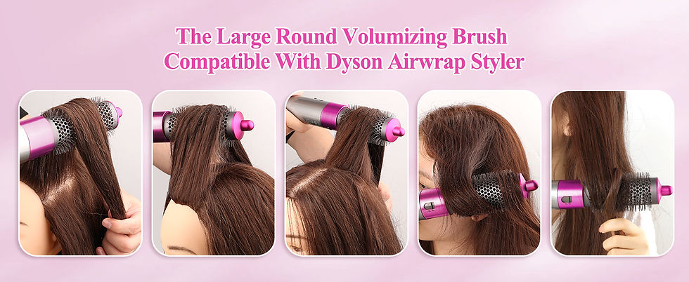 Miniature : Round Volumizing Brush 20/38/55MM for Dyson for Airwrap HS01/HS05 Volumizer Curl