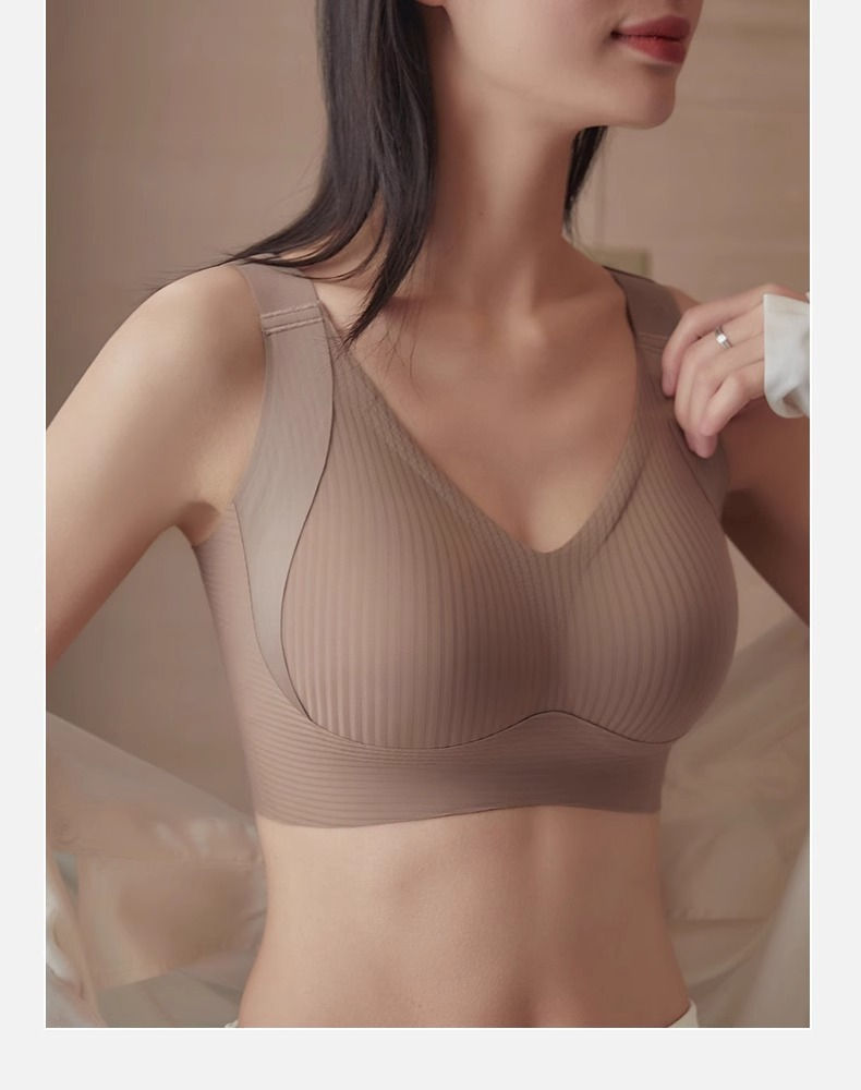 Miniature : Women's Solid Seamless Push Up Sexy Underwear Sports Bras