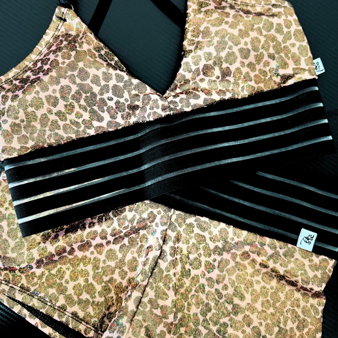 Coordinado Metalizado Animal Print