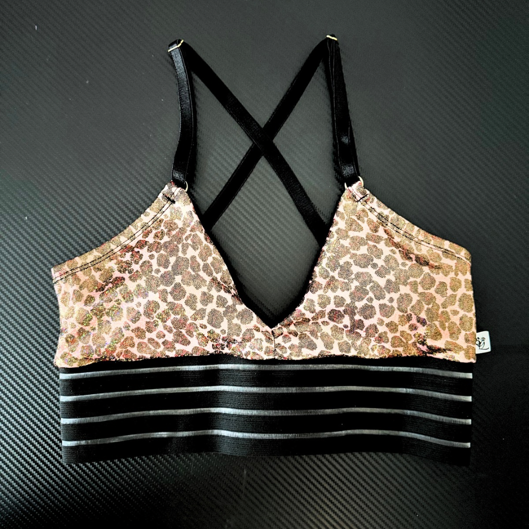Coordinado Metalizado Animal Print