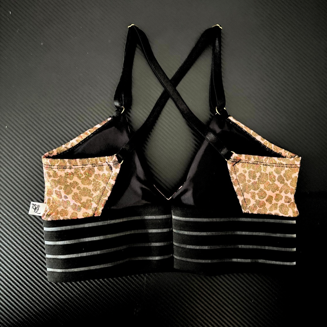 Coordinado Metalizado Animal Print