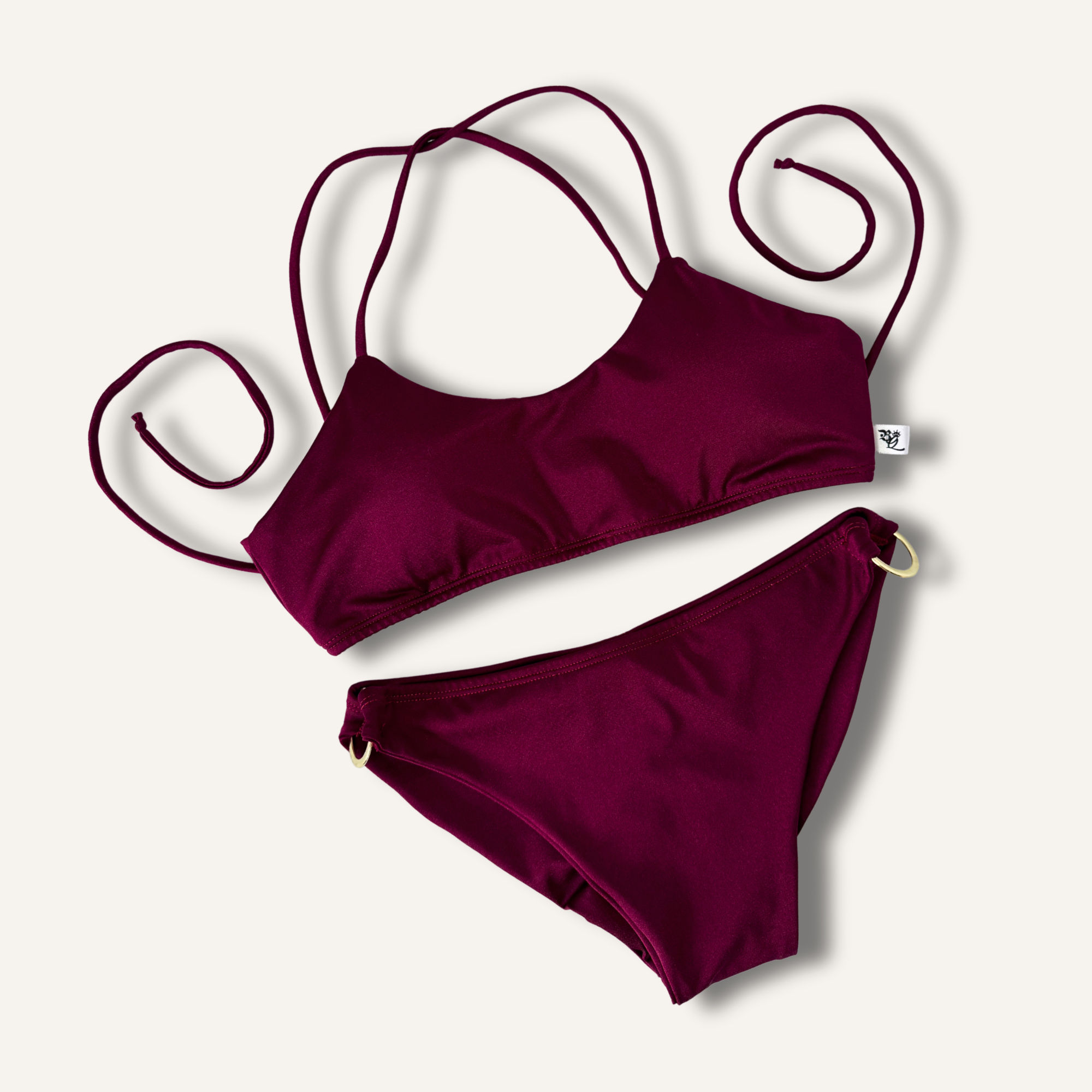 Set Burgundy Bloom