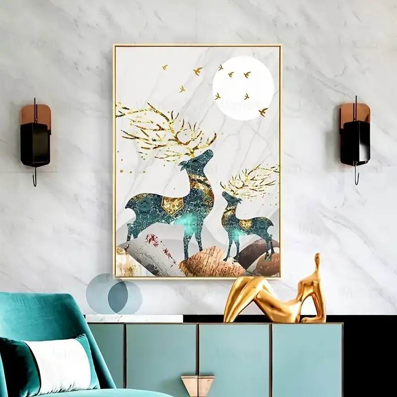 Thumbnail: 3pcs Nordic Abstract Landscape Wall Posters Set