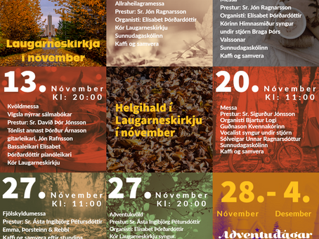 Helgihald í nóvember