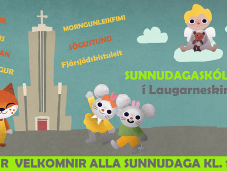 Allir velkomnir í Sunnudagaskólann