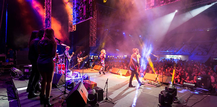 A CCE rock concert