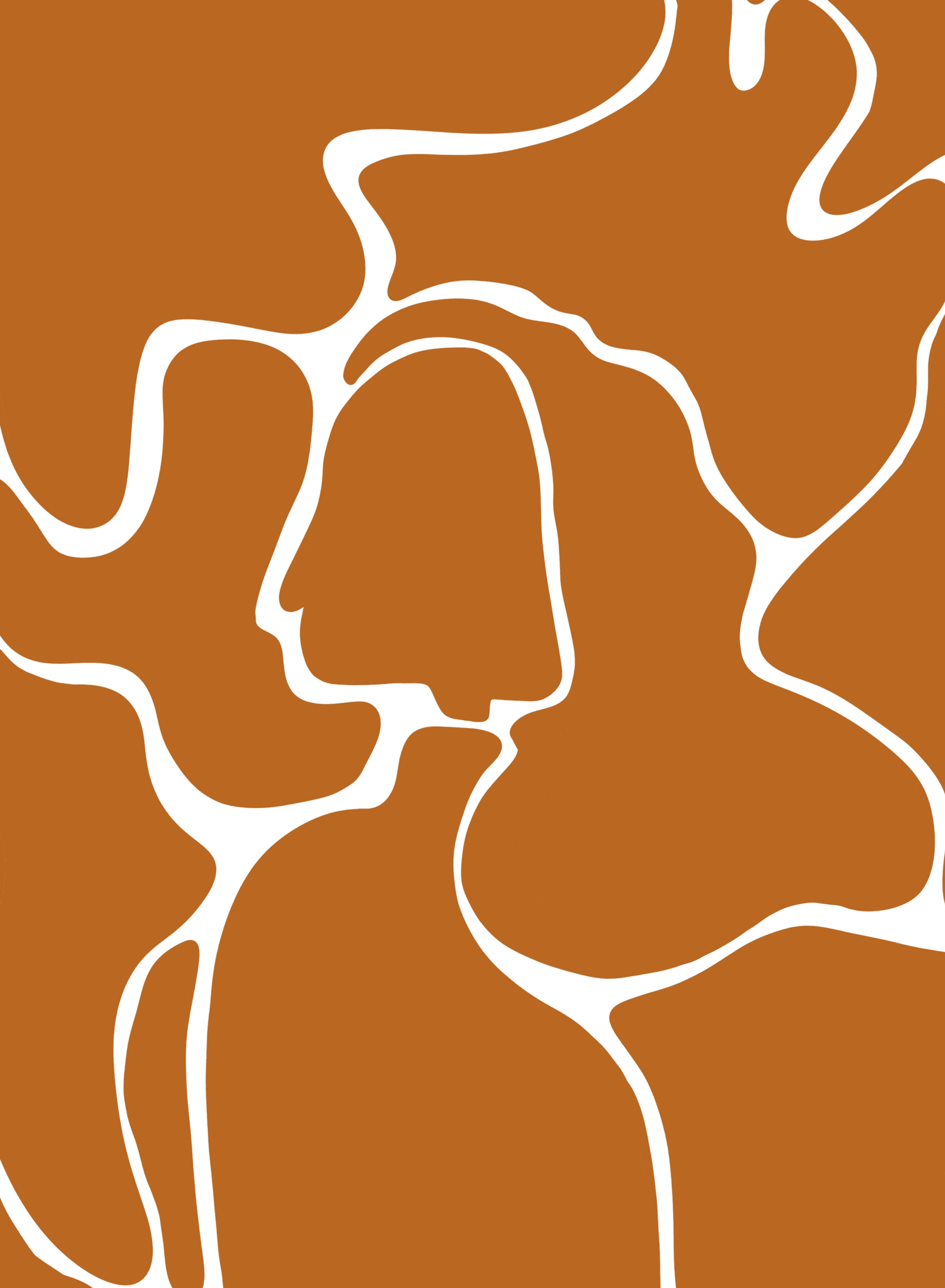 Print Ela em Laranja