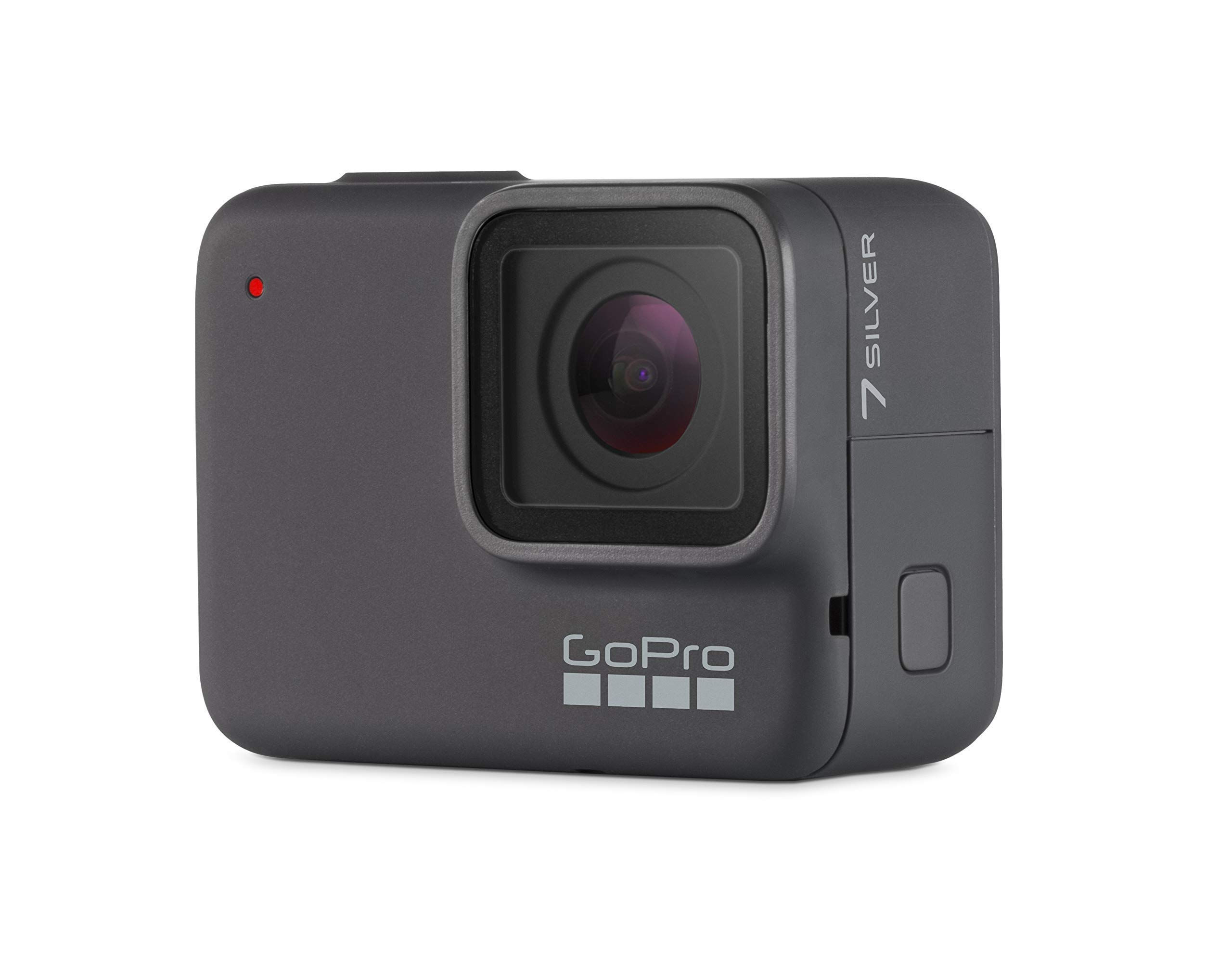GoPro HERO7 Silver Waterproof Digital Action Camera with Touch Screen 4K HD Vide