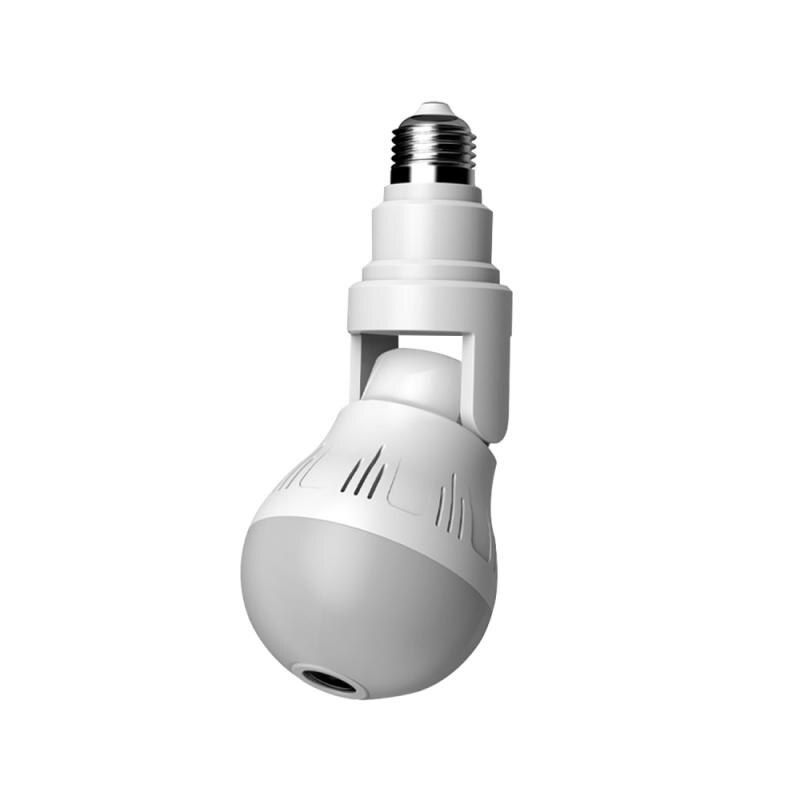 Thumbnail: 360° Panoramic Hidden Light Bulb Wifi Camera
