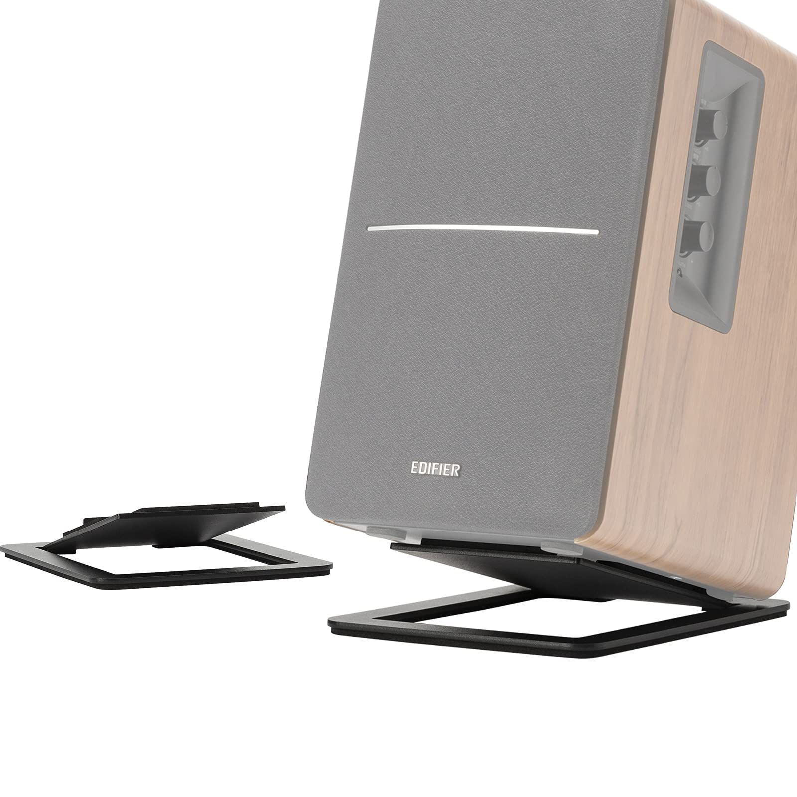 7" Desktop Speaker Stands for Midsize Bookshelf Computer Speakers Studio Monitor