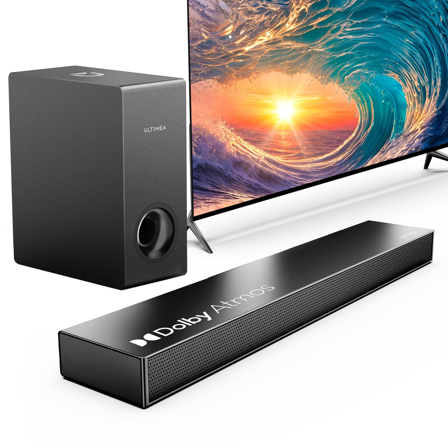 ULTIMEA Sound Bars for Smart TV with Dolby Atmos 3D Surround Sound System for TV