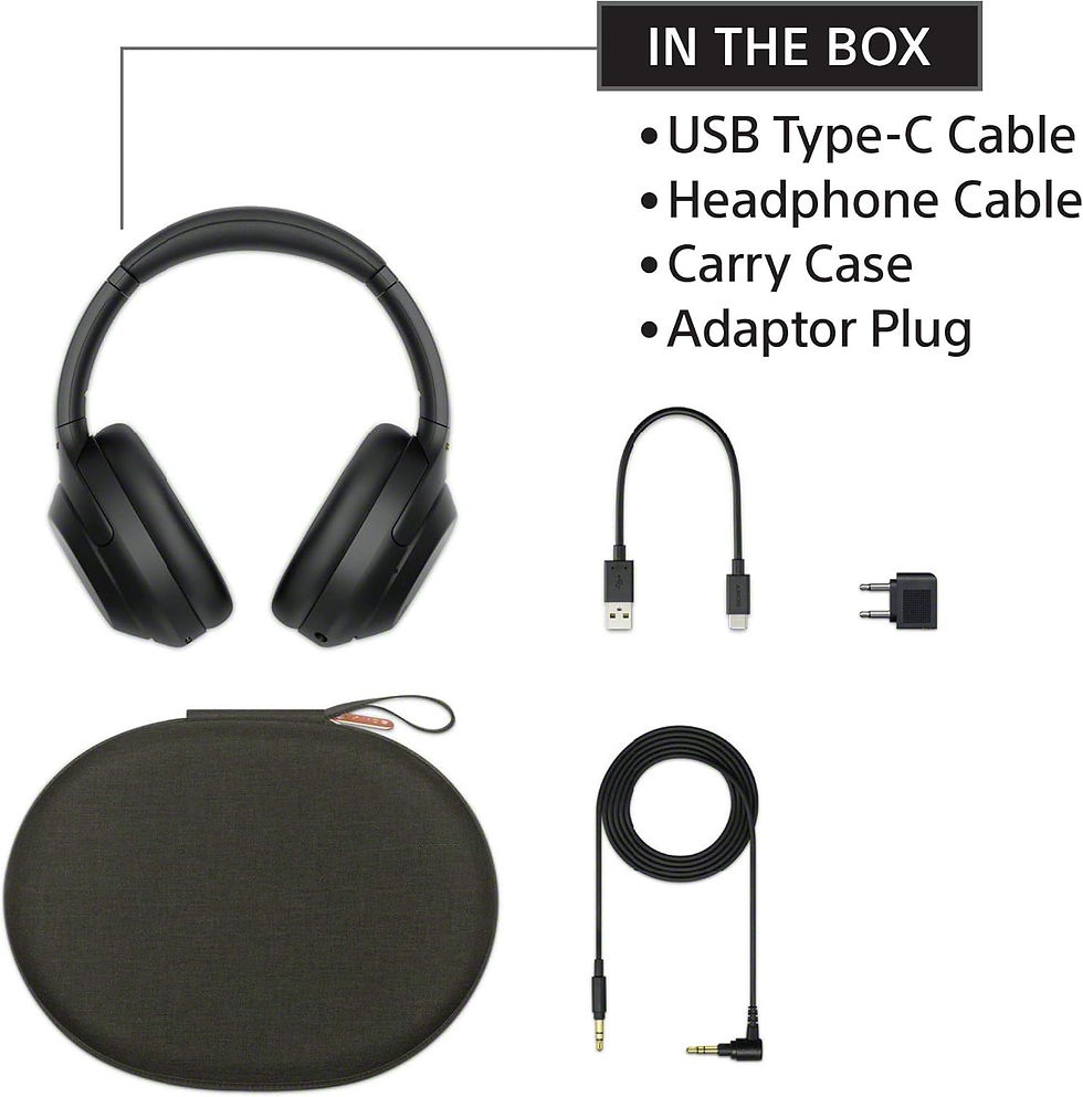 Thumbnail: Sony WH-1000XM4 Wireless Noise-Canceling Over-Ear Headphones (Black WH1000XM4/B)