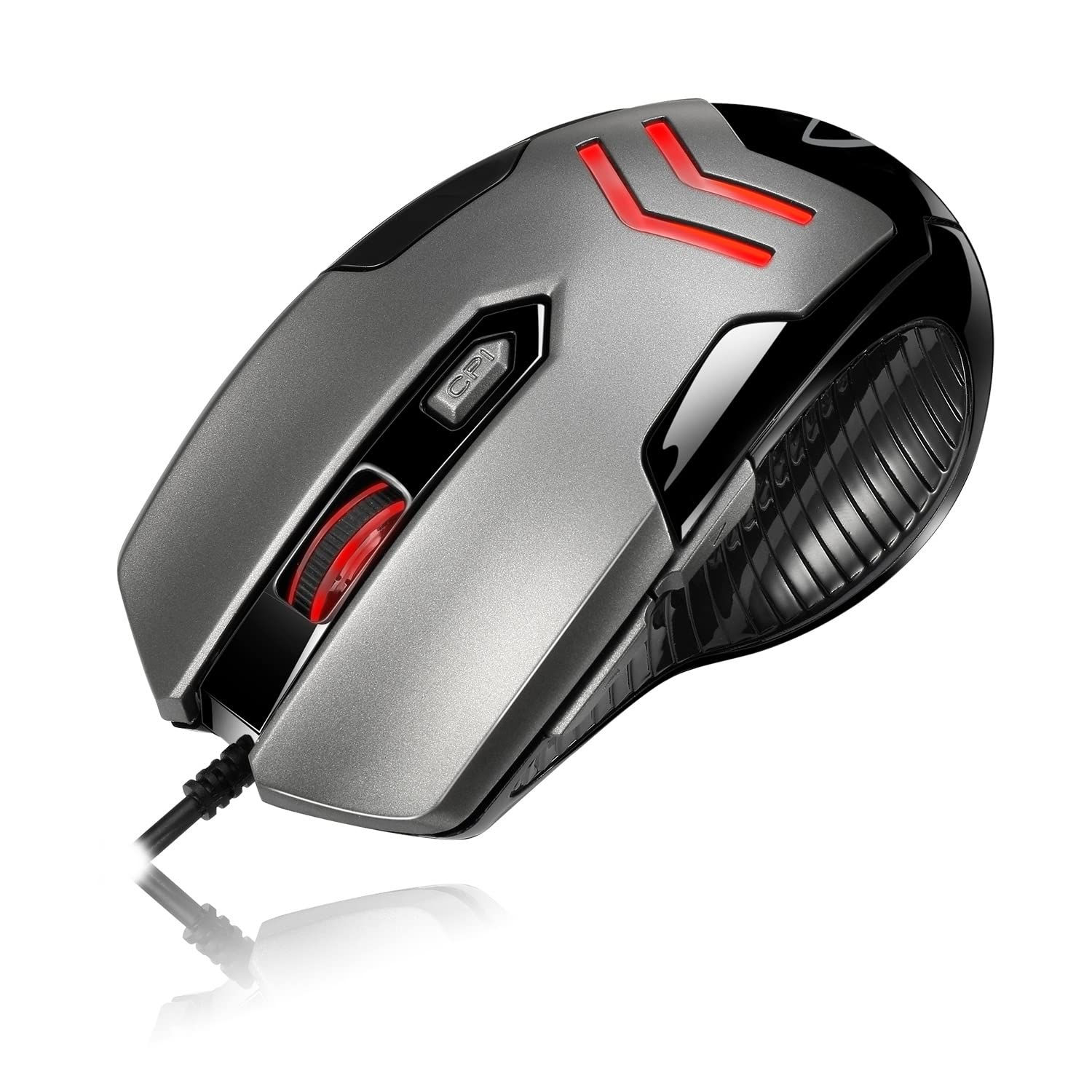 Adesso iMouse X1 Multi-Color 6-Button Gaming Mouse with Optical Sensor and DPI S