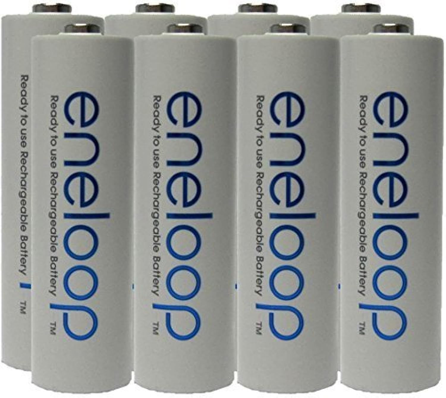 NEW Panasonic Eneloop 4th generation 8 Pack AA NiMH Pre-Charged Rechargeable Bat