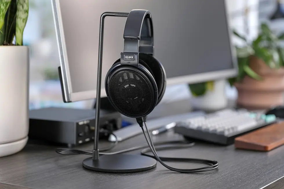 Thumbnail: Sennheiser HD6XX Open Back Professional Headphones - Black