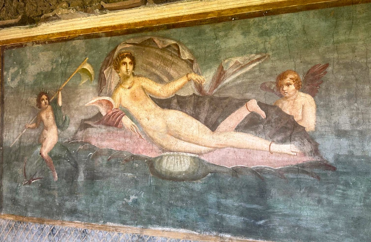 Aphrodite Anadyomene, Pompeii