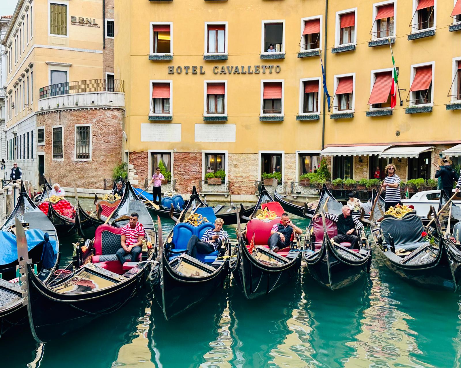 Gondola parking, Venice