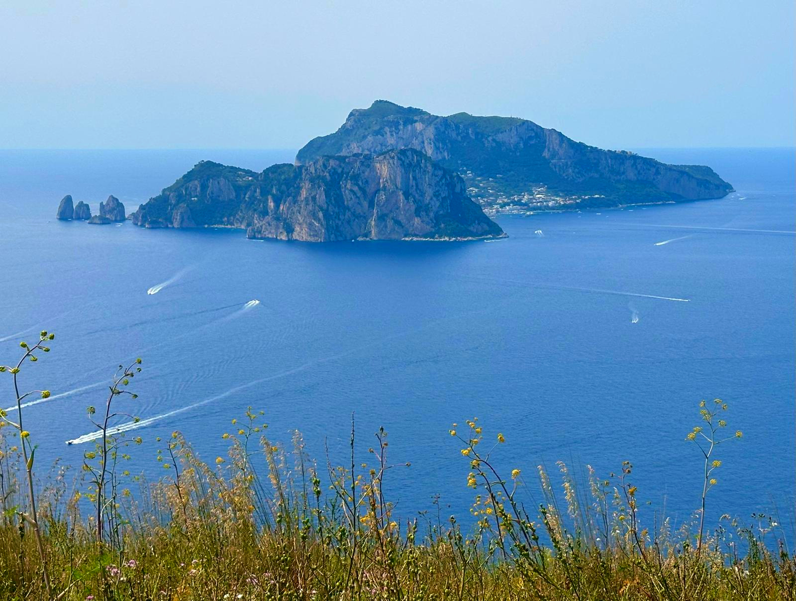 View of Capri from Punta Campanella
