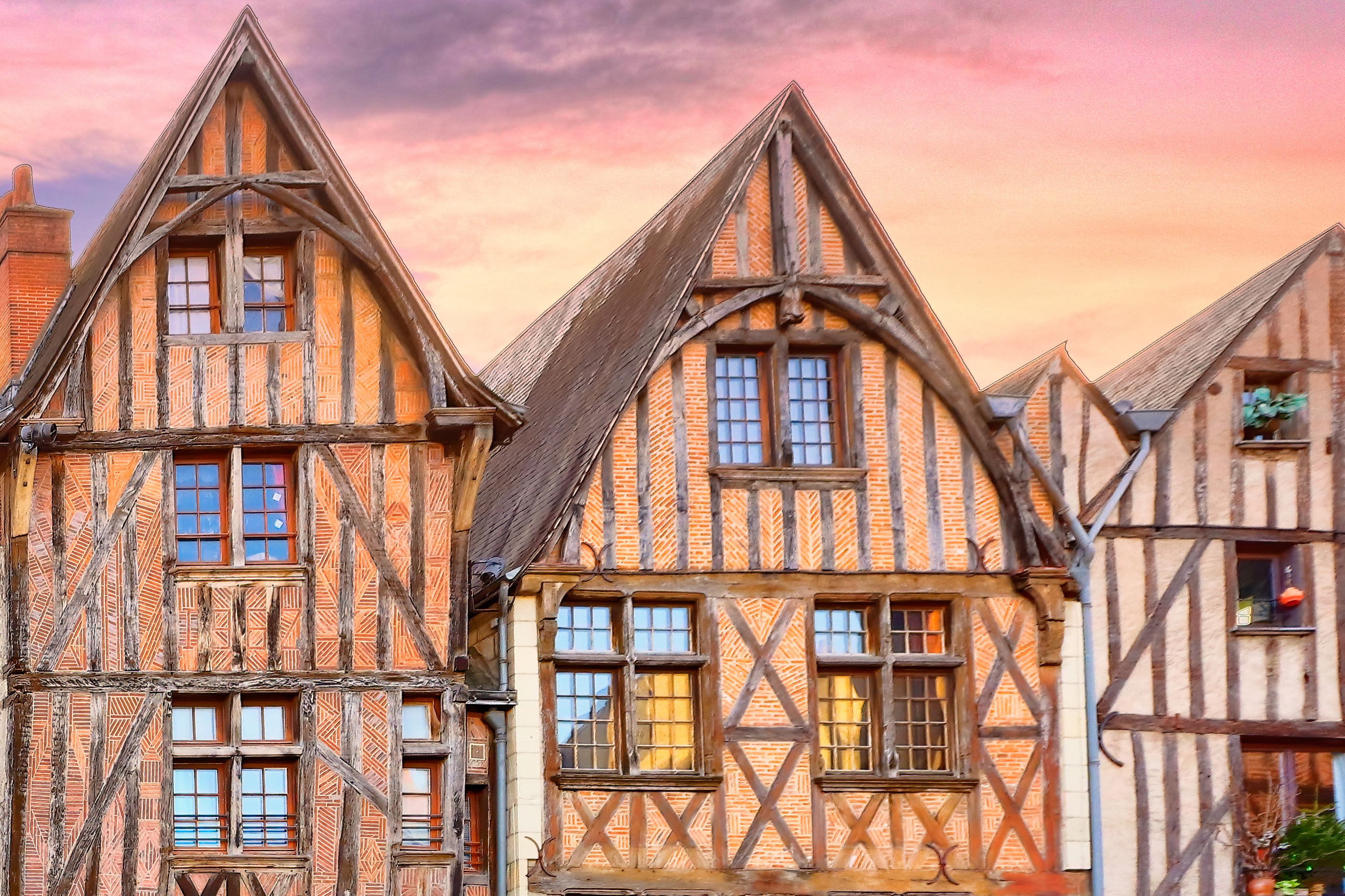 Medieval Houses in Tours