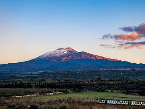 Mount Etna at dawn