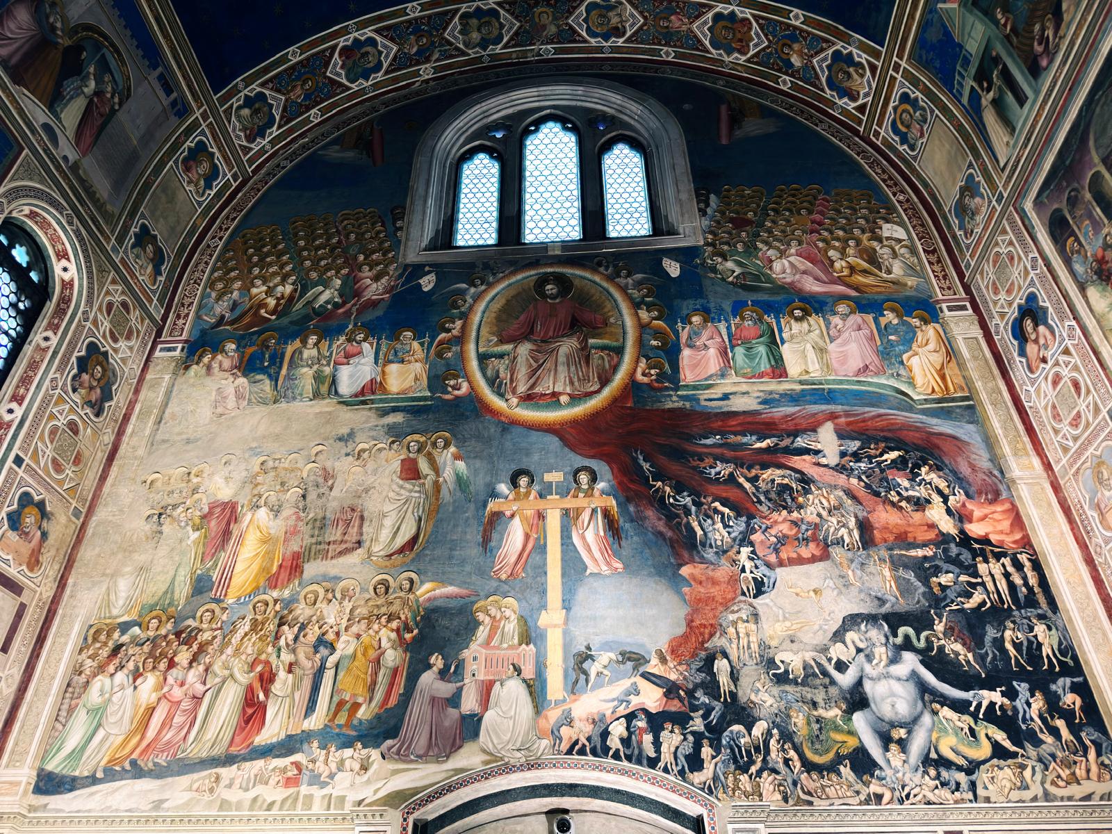 Giotto's Frescos in the Scrovegni Chapel, Padova