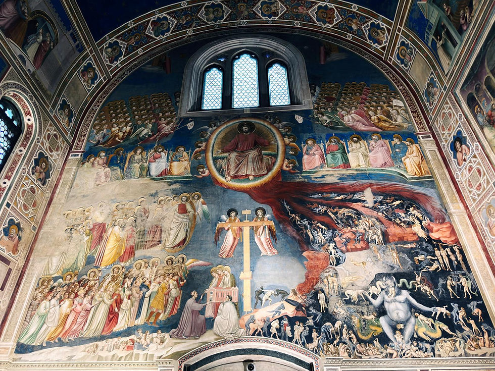 Giotto's Frescos in the Scrovegni Chapel, Padova