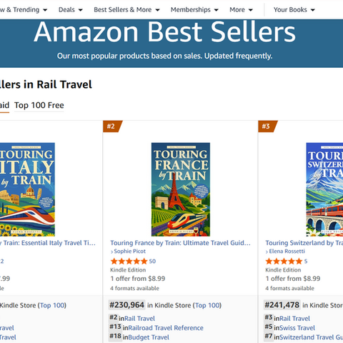 Real Travel Guides on Amazon Bestseller List