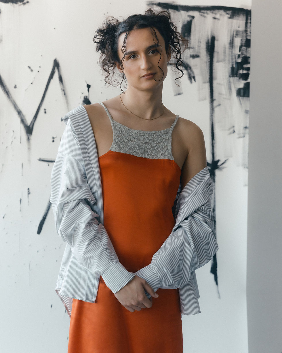 An exclusive interview with Riot Women actor Macy Seelochan for 5ELEVEN. Photographed by Andrew Rankin and Macy Seelochan. Styled by Alton Hetariki with fashion by Acne Studios, Aries, Damson Madder, Emello, Huishan Zhang, Norma Kamali and more.