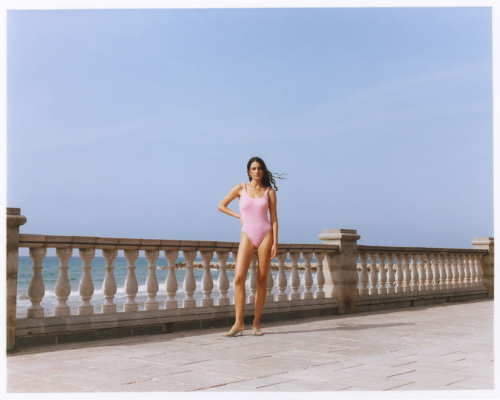 An exclusive fashion story for 5ELEVEN on location in Sitges, Spain. Photographed by Amy Lidgett and styled by Mei Larrosa. Featuring fashion by Aitor Goikoetxea, Agatha Ruiz de la Prada, Ferrari, IRO Studio, Templat, TSYRK and more