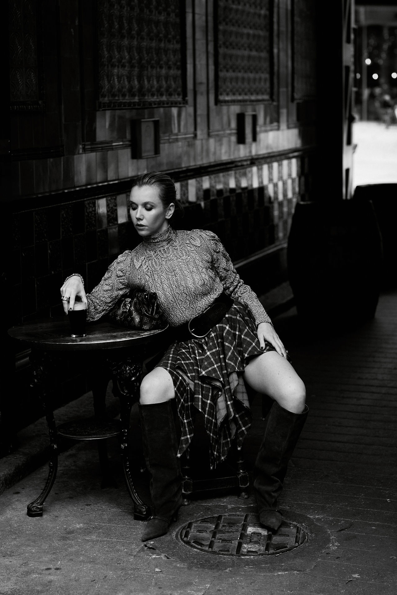 An exclusive interview with BAFTA-winning actress Lauren Lyle. Photography by Lee Malone and styled by Katie Dulieu with fashion by Demellier, Dior, Jimmy Choo, Toga Archives and more.