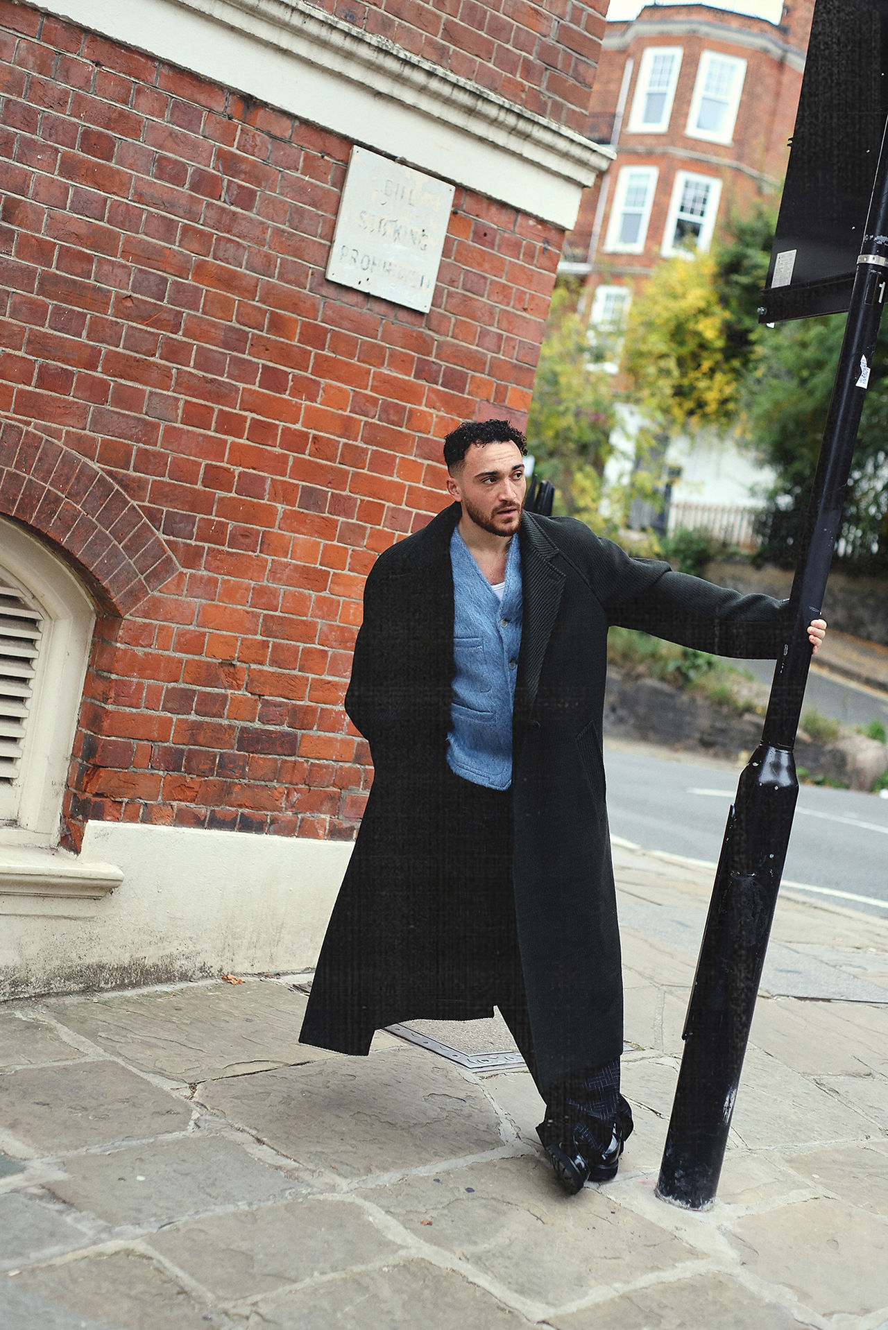 An exclusive online interview for 5'ELEVEN" with poet, actor and writer, Lucas Jones. Photographed by Ana Orozco. Styled by Andrew Burling, featuring fashion by Dolce&Gabbana, Hermès, Kenzo, Loewe, Grenson, Simone Rocha and Sunspel.