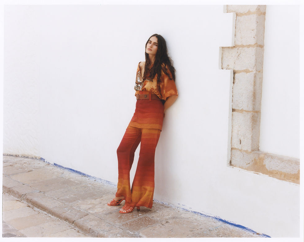 An exclusive fashion story for 5ELEVEN on location in Sitges, Spain. Photographed by Amy Lidgett and styled by Mei Larrosa. Featuring fashion by Aitor Goikoetxea, Agatha Ruiz de la Prada, Ferrari, IRO Studio, Templat, TSYRK and more