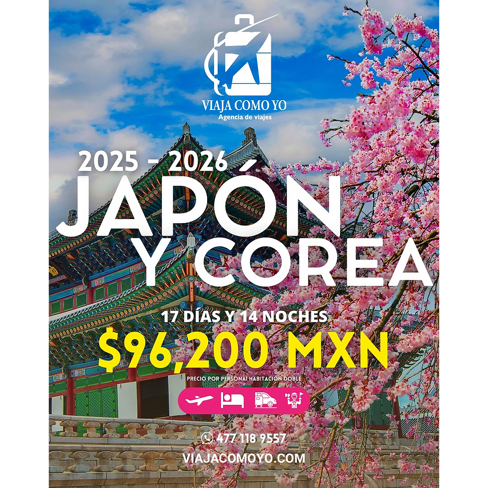 JAPÓN Y COREA DEL SUR 2026
