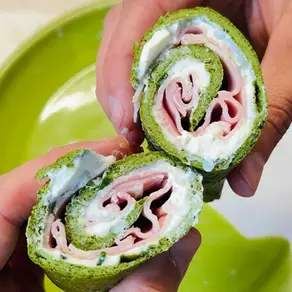 Špenátové palačinky bez mouky i mléka