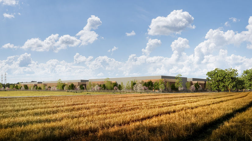 Beautiful visualization of an industrial building in Croissy-Beaubourg.
