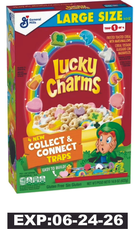 GM LUCKY CHARMS LARGE 14.9OZ PK10