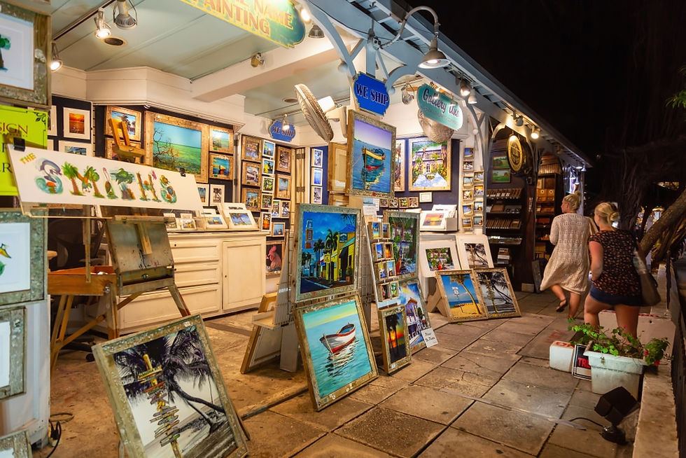 First Friday Art Walk in st. augustine