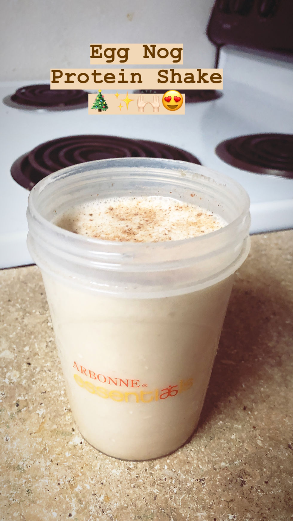 Egg-Nog Protein Shake