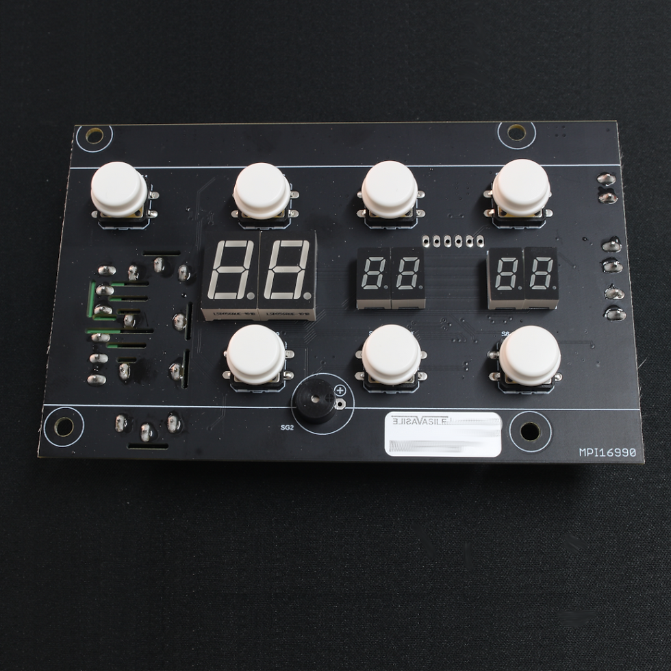Electronic timer with dual thermostats and dual relay outputs