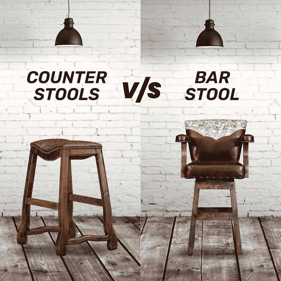 Counter Stools vs. Barstools