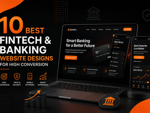 10 Best Fintech & Banking Website Designs for High Conversion (2026)