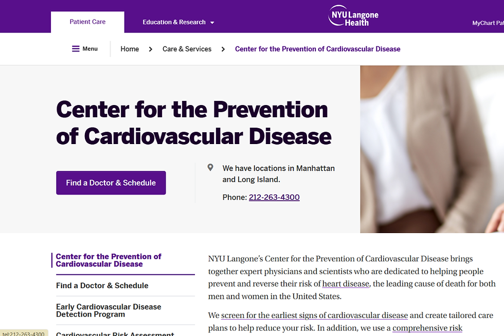 Preventive Cardiology of New York