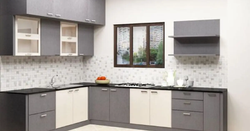 L Shaped Kitchen interiors