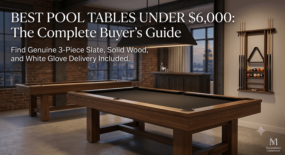 Best Pool Tables Under $6,000