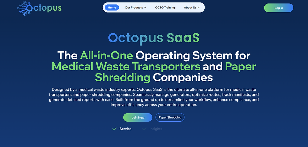 Octopussaas Website Saas Design
