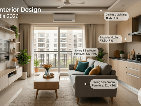 1BHK Interior Design Cost Breakdown