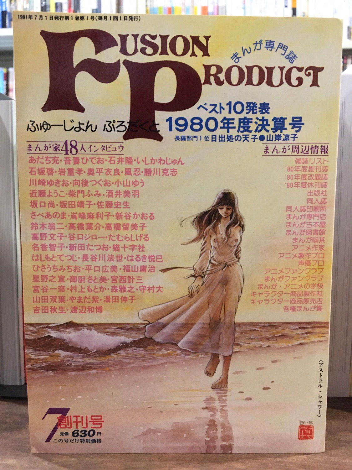 【古本】『ふゅーじょん ぷろだくと　創刊号 1980年度決算号』