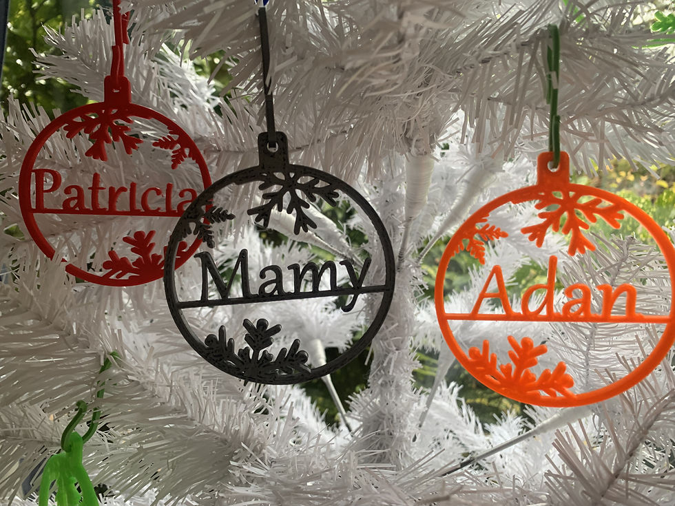 Boule de noël personnalisable